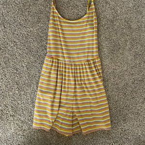 Rainbow Striped Romper